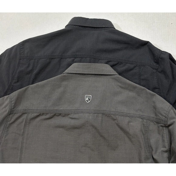 Mens Kuhl 5 Panel Long Sleeve Shirt Sz Medium Hiking Outdoors Lot Of 2 EC - Picture 12 of 12